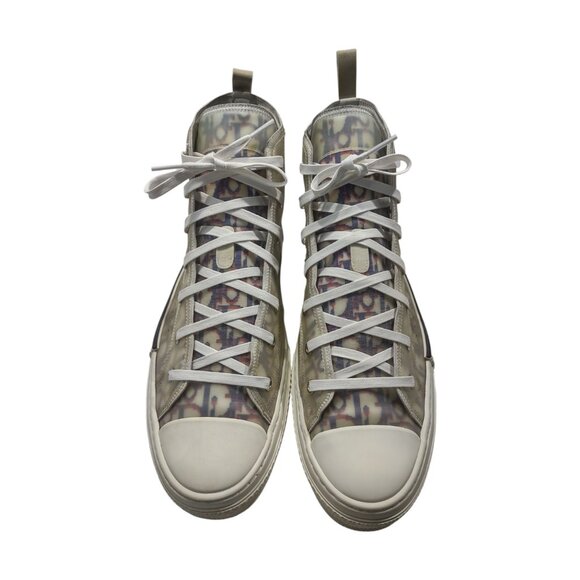 Dior B23 League High-Top Sneakers Men\'s Shoes Size 44 US 11 White/ Black main image 13